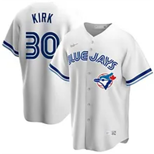 Youth Toronto Blue Jays #30 Alejandro Kirk Home White Limtied Jersey